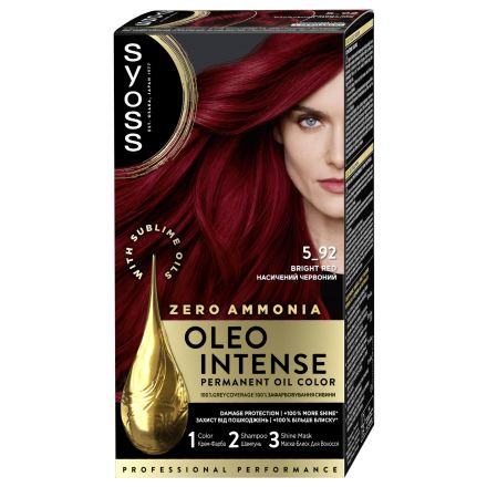 SYOSS OLEO INTENSE Боя за коса 5-92 Bright red