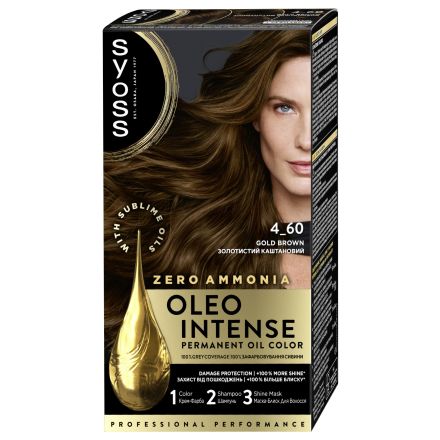 SYOSS OLEO INTENSE Боя за коса 4-60 Gold brown