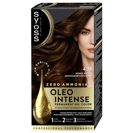 SYOSS OLEO INTENSE Боя за коса 4-18 Mokka brown