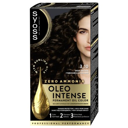 SYOSS OLEO INTENSE Боя за коса 3-10 Deep brown