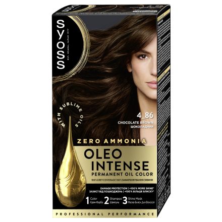 SYOSS OLEO INTENSE Боя за коса 4-86 Chocolate brown