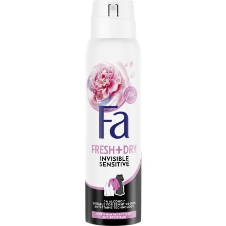 FA INVISIBLE SENSITIVE Дамски део спрей, 150 мл.