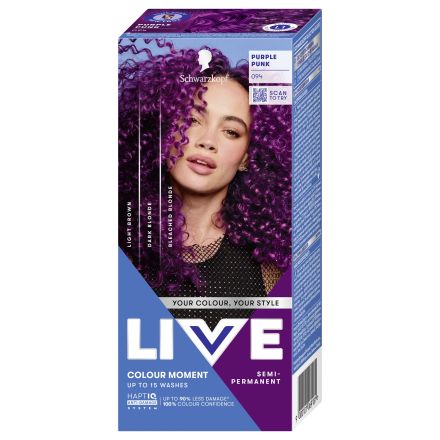 LIVE ULTRA BRIGHTS PURPLE PUNK Боя за коса 094 