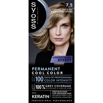 SYOSS COLOR Боя за коса  7-5 Natural Ashy Blond