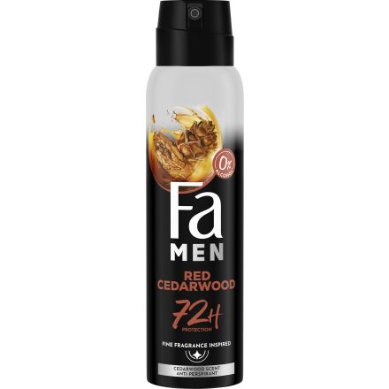 FA MEN Део-спрей с аромат на червен кедър, 150 мл