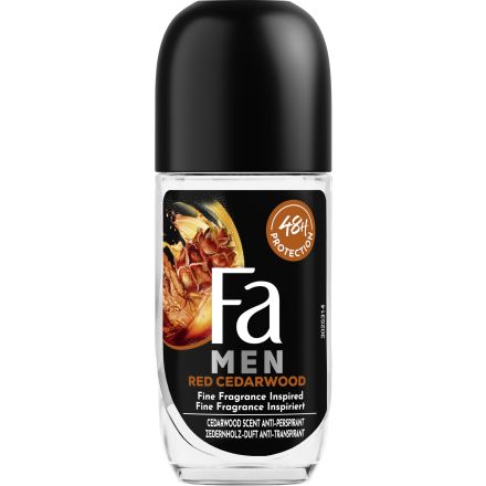 FA MEN Рол-он с аромат на червен кедър, 50 мл