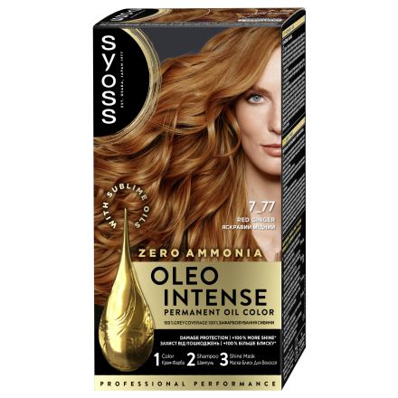 SYOSS OLEO INTENSE Боя за коса 7-77 Red Ginger