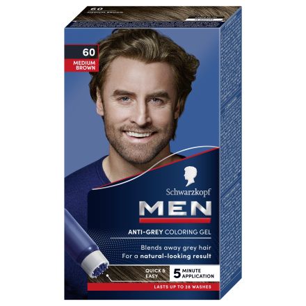 SCHWARZKOPF Men Perfect NATURAL MEDIUM BROWN 60 Боя за коса