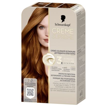 SCHWARZKOPF CREME SUPREME 7-7 Медно Русо
