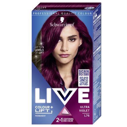 LIVE COLOUR + LIFT ULTRA VILOET Боя за коса L76 