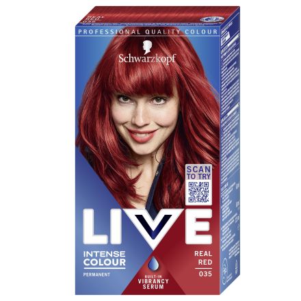 LIVE INTENSE COLOUR Боя за коса 035 Real Red