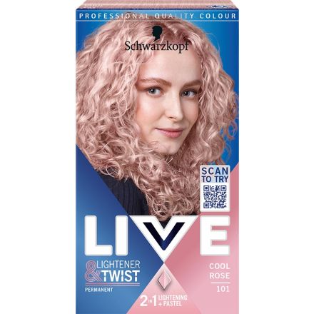 LIVE LIGHTENER+TWIST Боя за коса 109 COOL ROSE