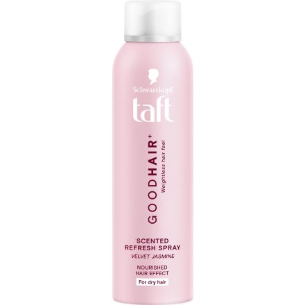 TAFT VELVET JASMINE Ароматен освежаващ спрей за коса, 150мл.