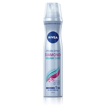 NIVEA DIAMOND VOLUME Лак за коса за блясък и обем, 250 мл.
