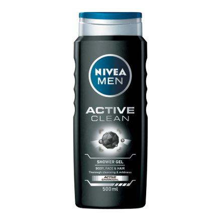 NIVEA MEN ACTIVE CLEAN Душ гел, 500 мл