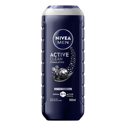 NIVEA MEN ACTIVE CLEAN Душ гел, 500 мл
