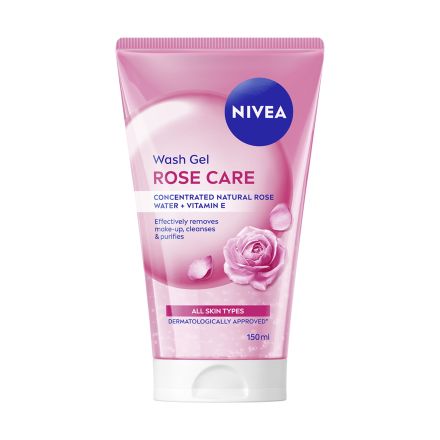 NIVEA MICELAIR Мицеларен измиващ гел с розова вода, 150 мл.