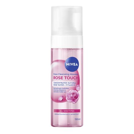 NIVEA ROSE TOUCH Измиваща пяна, 150 мл.