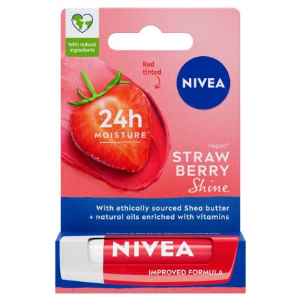 NIVEA FRUITY SHINE STRAWBERRY Балсам за устни 4.8, гр.