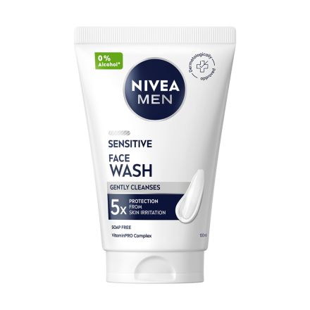 NIVEA MEN SENSITIVE Измиващ гел за лице, 100 мл.