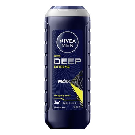 NIVEA MEN Deep Sport Мъжки душ гел, 500 мл.