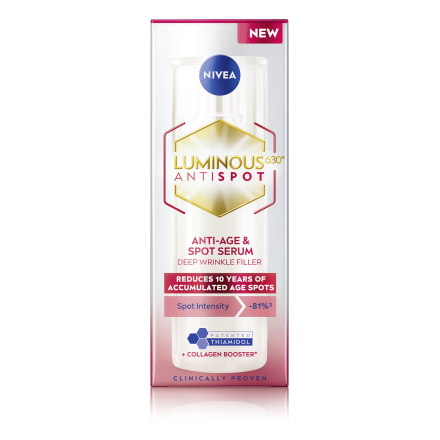 NIVEA CELLULAR LUMINOUS 2В1 Серум против бръчки и пигментни петна, 30 мл.
