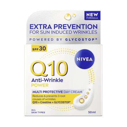 NIVEA Q10 POWER Дневен крем против бръчки SPF 30, 50 ml