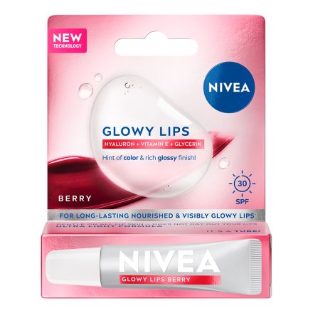 NIVEA GLOWY LIPS BERRY+SPF30 Балсам за устни 