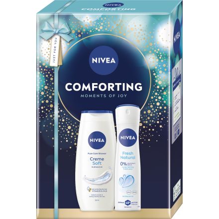 NIVEA COMFORTING MOMENTS OF JOY Подаръчен комплект душ гел + део спрей