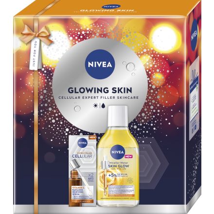 NIVEA GLOWING SKIN CELLULAR EXPERT FILLER Комплект мицеларна вода+серум