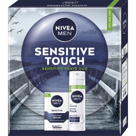 NIVEA MEN SENSITIVE TOUCH Подаръчен комплект пяна, афтършейв