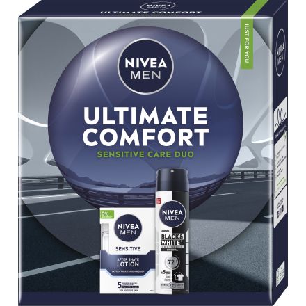 NIVEA MEN ULTIMATE COMFORT Подаръчен комплект афтършейв + део спрей