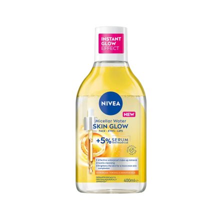 NIVEA LUMINOUS SKIN GLOW Мицеларна вода със серум, 400мл.