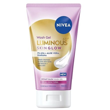 NIVEA LUMINOUS SKIN GLOW Измивен гел за лице, 150мл.