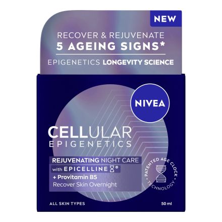 NIVEA CELLULAR EPIGENETICS Нощен крем за лице, 50мл.