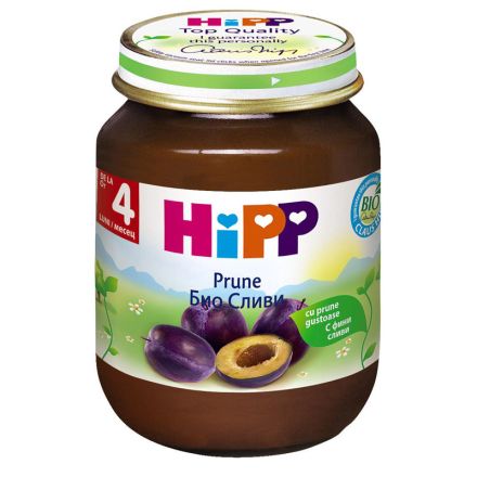 HIPP BIO Пюре Сливи 4+месеца 4253, 125 г