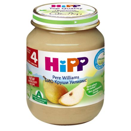 HIPP BIO Пюре Круши уилиамс крист 4+месеца 426, 125 г