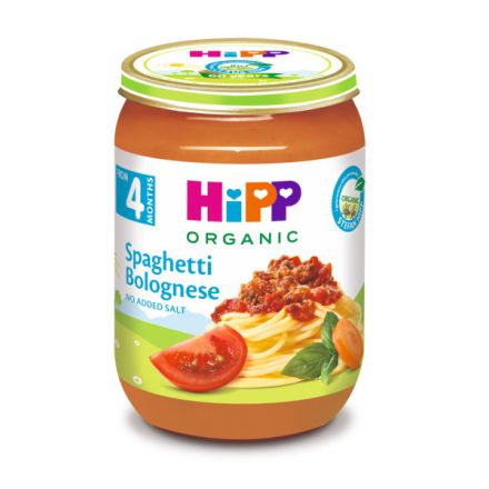 HIPP BIO Пюре спагети болонезе 6230, 190 гр.