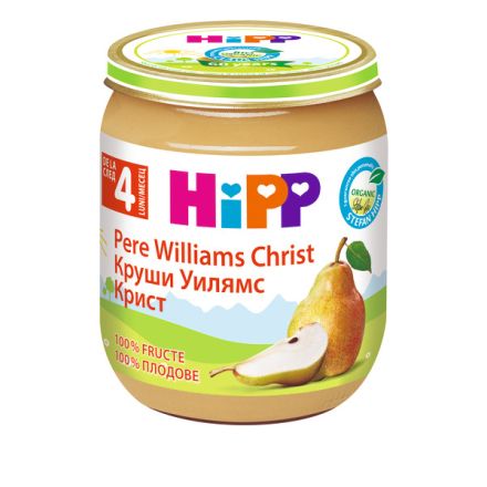 HIPP BIO Пюре Круши уилиамс крист 4+месеца 426, 125 г