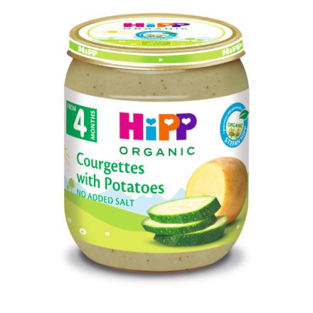HIPP BIO Пюре тиквички и картофи 4022, 125 гр 