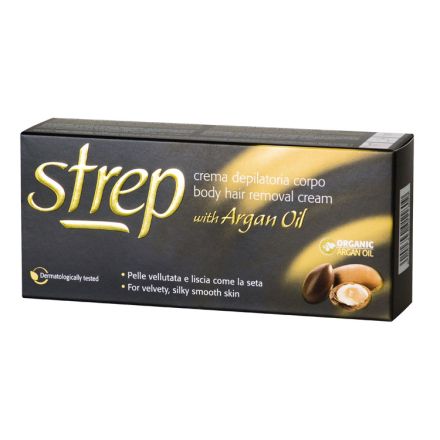 STREP Депилиращ крем за лице и деликатни зони ARGAN OIL, 50 мл.