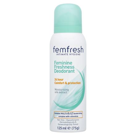 FEMFRESH FEMININE FRESHNESS Интимен женски део спрей SILK EXTRACT, 125 мл.