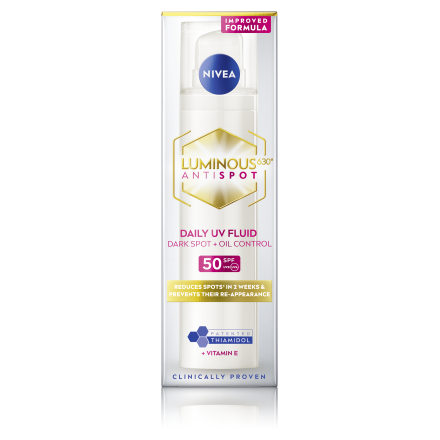 NIVEA CELLULAR LUMINOUS Дневен флуид SPF 50+, 40мл