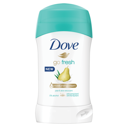 DOVE GO FRESH Дамски стик алое и круша, 40 мл.