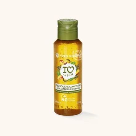 YVES ROCHER Концентриран душ гел манго и кориандър, 100 мл.