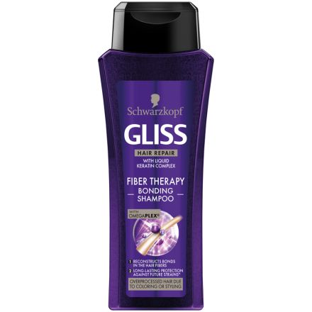 GLISS FIBER THERAPY Шампоан за третирана коса, 250 мл.