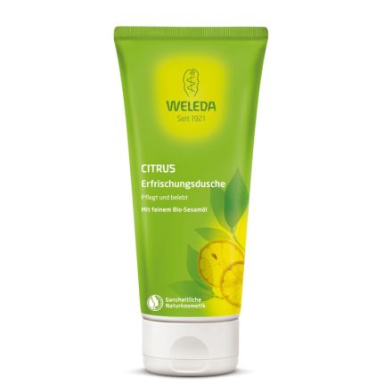 WELEDA CITRUS Душ крем за тяло RENEWS AND INVIGORATES THE SKIN, 200 мл.