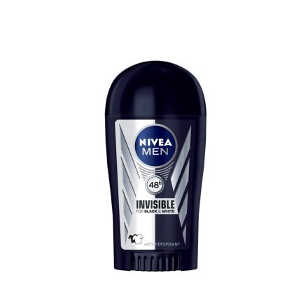 NIVEA MEN INVISIBLE FOR BLACK & WHITE мъжки стик против изпотяване, 40мл.