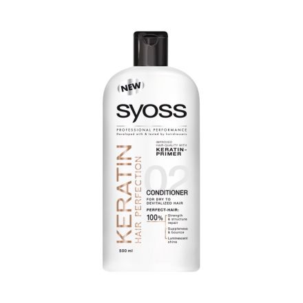 SYOSS KERATIN HAIR PERFECTION Балсам за суха коса, 500 мл.