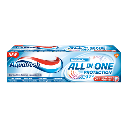 AQUAFRESH ALL IN ONE ORIGINAL Паста за зъби, 75мл